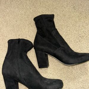Black Suede Ankle Boots
